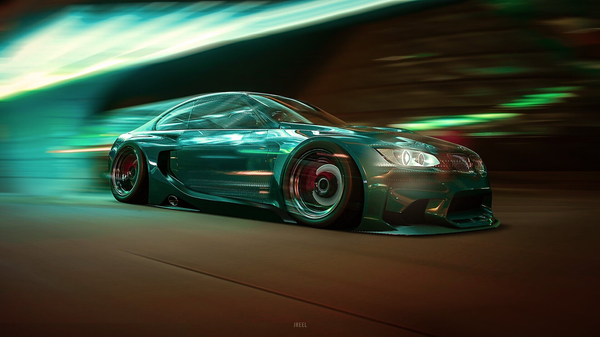 当伊拉克掀翻巴萨,拉什福德正驾驶红色法拉利驶过巴林9号弯